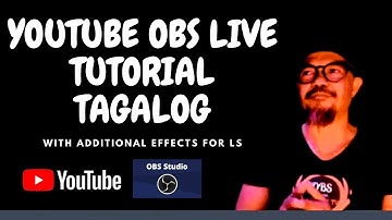 HOW TO LIVESTREAM ON YOUTUBE USING OBS STUDIO FOR BEGINNERS TAGALOG TUTORIAL
