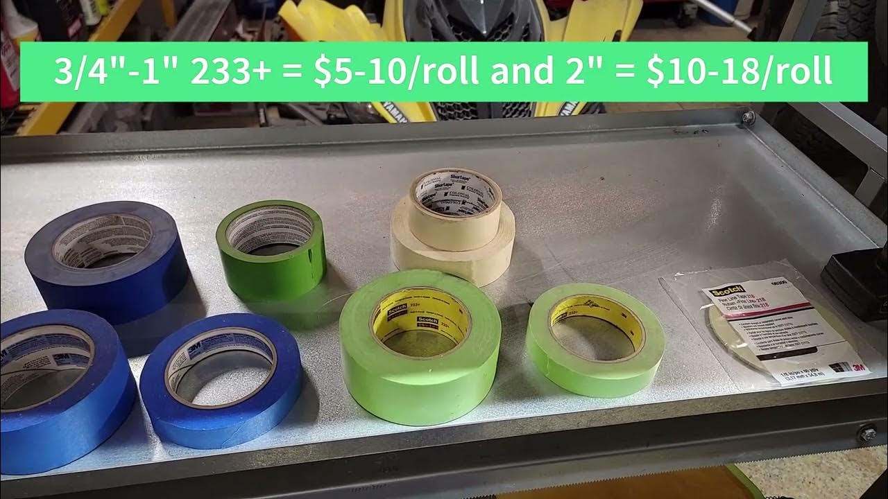 Auto Body Masking Tape What to buy and differences explained on