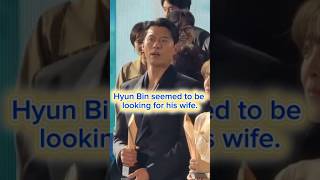 When Hyun Bin Quietly Looking For His Wife hyunbin hyunbinsonyejin binjin baeksangartsawards