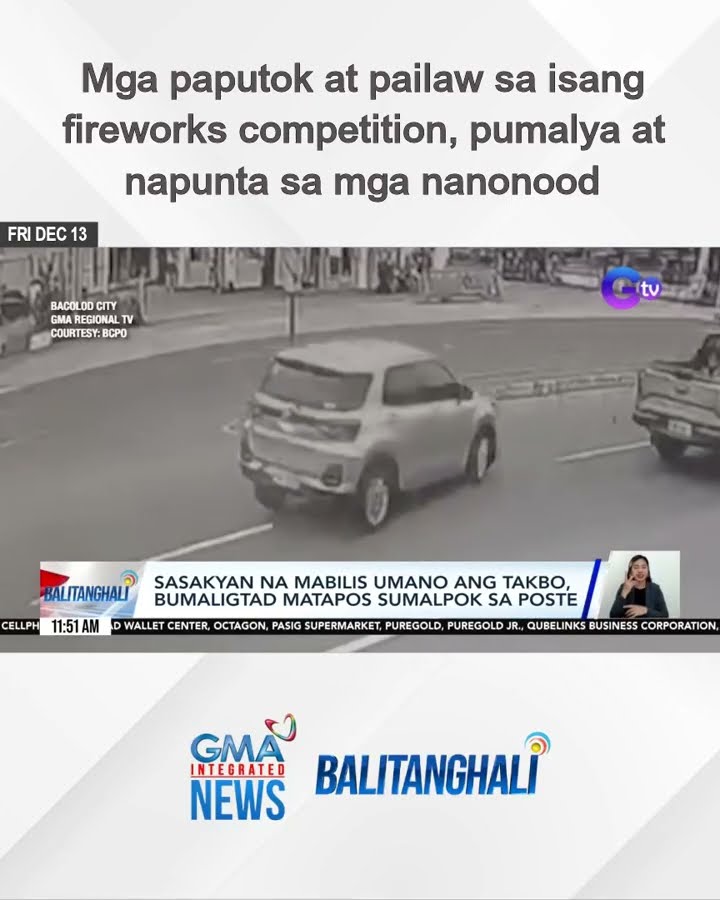 Mga paputok at pailaw sa isang fireworks competition, pumalya at napunta sa mga... | Balitanghali