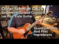 Oscar Schmidt OE20 Serpentine Quilted Cognac Les Paul Style Guitar - Sound Samples