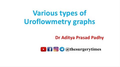 Various types of uroflowmetry graphs & their interpretation