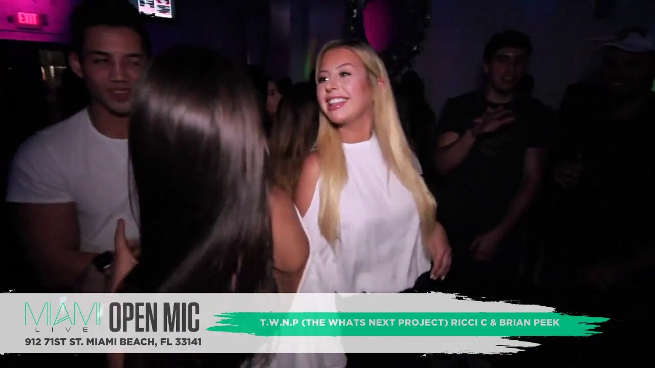 Tonton T.W.N.P (The Whats Next Project) Ricci C & Brian Peek Performs at Miami LIVE Open Mic 10/12/19 di YouTube