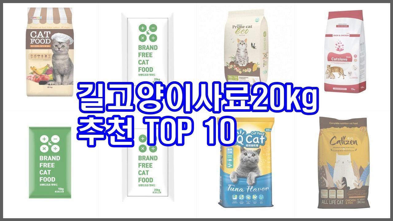 길고양이사료20kg 추천 품질보다 가격, 가격보다 품질 가격 대비 품질 최고 상품 베스트 10 - YouTube