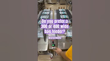 300 wide or 400 wide bag feeder? #conveyor #feeder #machine #ifeeder #baiyi #bag #factory #by