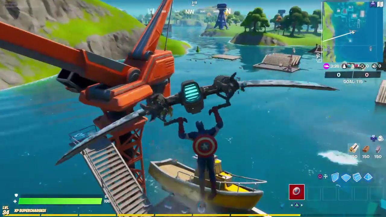 Fortnite Complete the swimming Time Trial at Dirty Docks YouTube