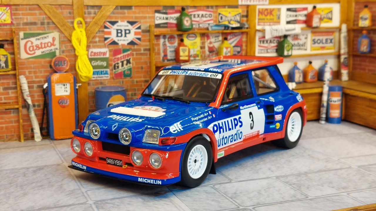 WRC Collection RENAULT 5 MAXI TURBO #3 RALLY TOUR DE CORSE 1985 J.RAGNOTTI-A.THIMONIER Otto 1:18