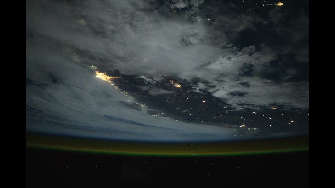 Earth at Night from Space in 8K | ISS Orbit on May 17, 2025