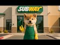 시바견의 서브웨이 알바 도전! 귀여운 강아지 시바 | Shiba Inu Working at Subway!  | シバ犬がサブウェイでバイト！？かわいい犬シェフの大奮闘サンドイッチ！