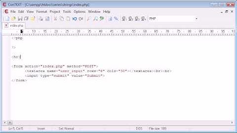Beginner PHP Tutorial - 52 - Word Censoring Part 1