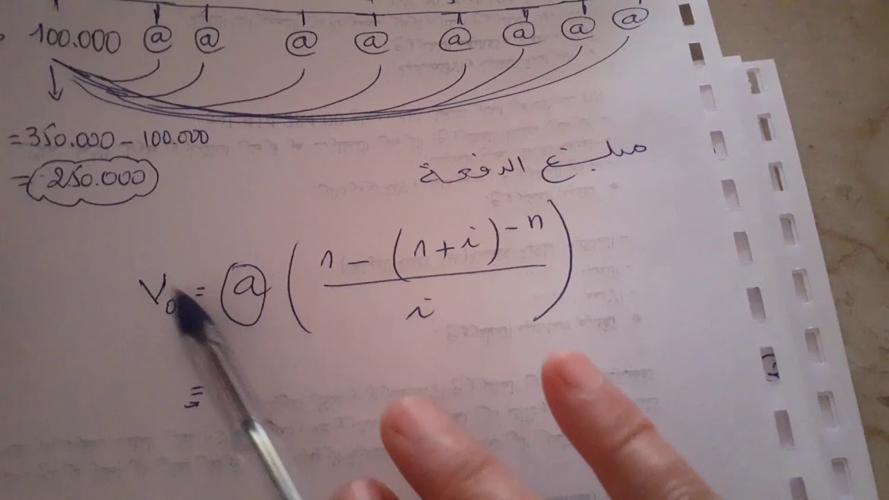تابع للمراجعة للاختبارات هذه المرة الفائدة المركبة والدفعات