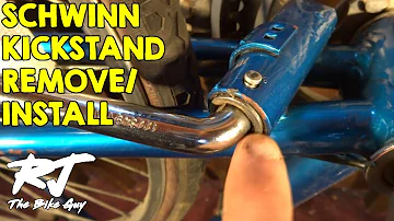 How To Remove/Install Kickstand On Vintage Schwinn Bike With No Special Tools