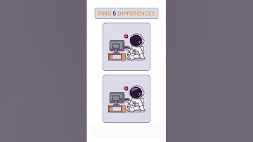 Find the 5 Differences in 30 Seconds! | Spot the Difference Game #shorts