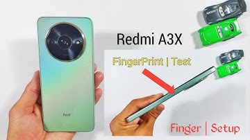 Xiaomi Redmi A3x Finger Print Lock Test | Finger Speed Test | Finger Lock Setup