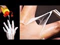 乾いた木工用ボンドを手から剥がす【ASMR/音フェチ】