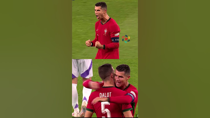 Cristiano Ronaldo's Reaction Winning Goal Vs Scotland