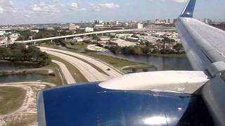 DAL1134 ATL-PBI B757-200 Landing PBI