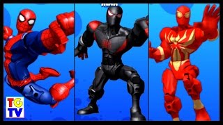 Marvel Super Hero Mashers Spiderman (Battles Edited) | Mix + Smash