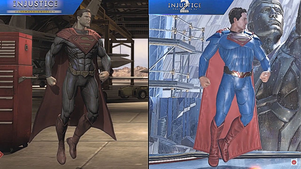 injustice gods among us 2  New Update  injustice 2 vs injustice gods among us Comparison