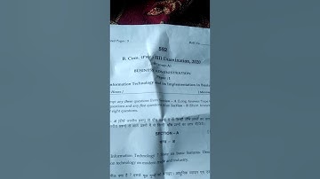 B.com 3 year agra University information technology and its implementation in business