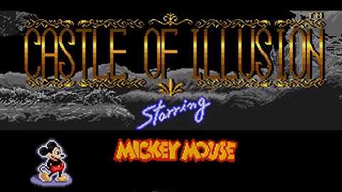 Castle Of Illusion Starring Mickey Mouse Intro Theme (SEGA Mega Drive/Genesis) ✔
