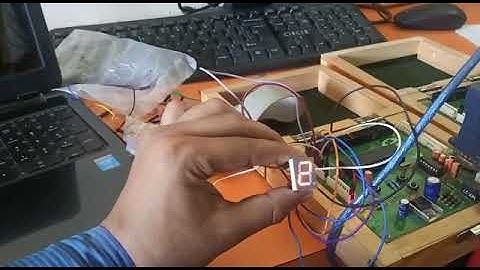 7 segment display interfacing with 8051 microcontroller