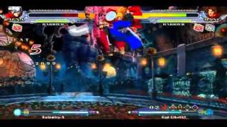 BBCS Kalamity-X (Ragna) vs God-Like557 (Bang)