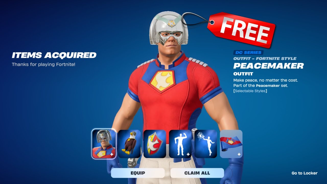 How to Get FREE PEACEMAKER SKIN in Fortnite! - YouTube