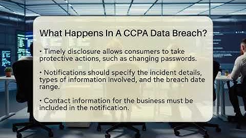 What Happens In A CCPA Data Breach? - Everyday-Networking