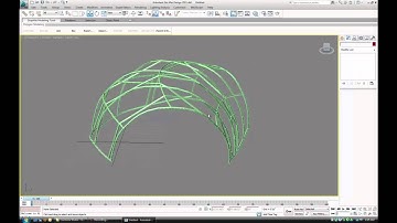 3DS Max 2011 - Lattice (splines/plane)