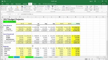 Microsoft Excel 2016 | Collapse and expand detail quickly with outlining shortcuts