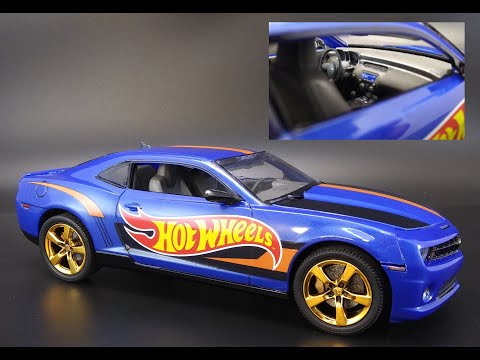 Hot Wheels 2010 Chevy Camaro SS RS 125 Scale Model Kit Build Review AMT1255  AMT HotWheels - YouTube