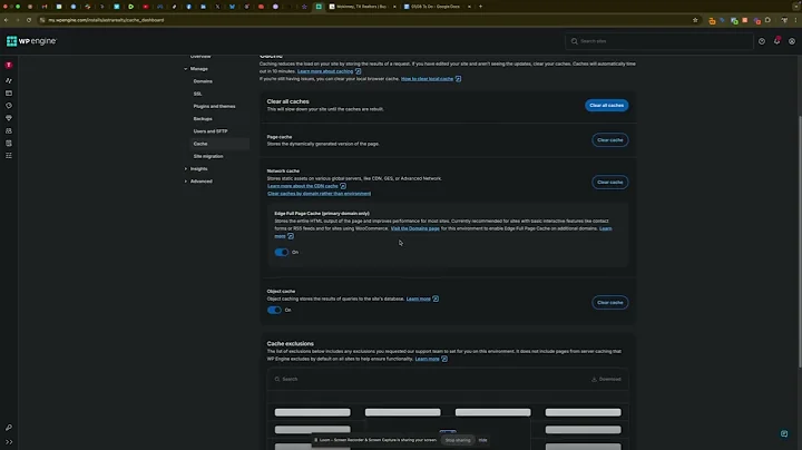 How to Clear Cache on WordPress using WP Engine