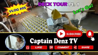 Information TOUR ON DECK OF A CONTAINER SHIP/ Part 1/ Vlog  05 Update