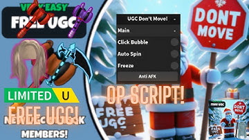 [⌛FREE UGC LIMITED] Roblox UGC Don