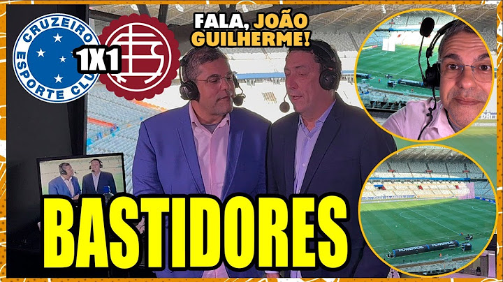 BASTIDORES CRUZEIRO X LANÚS - O OUTRO LADO DA TRANSMISSÃO!
