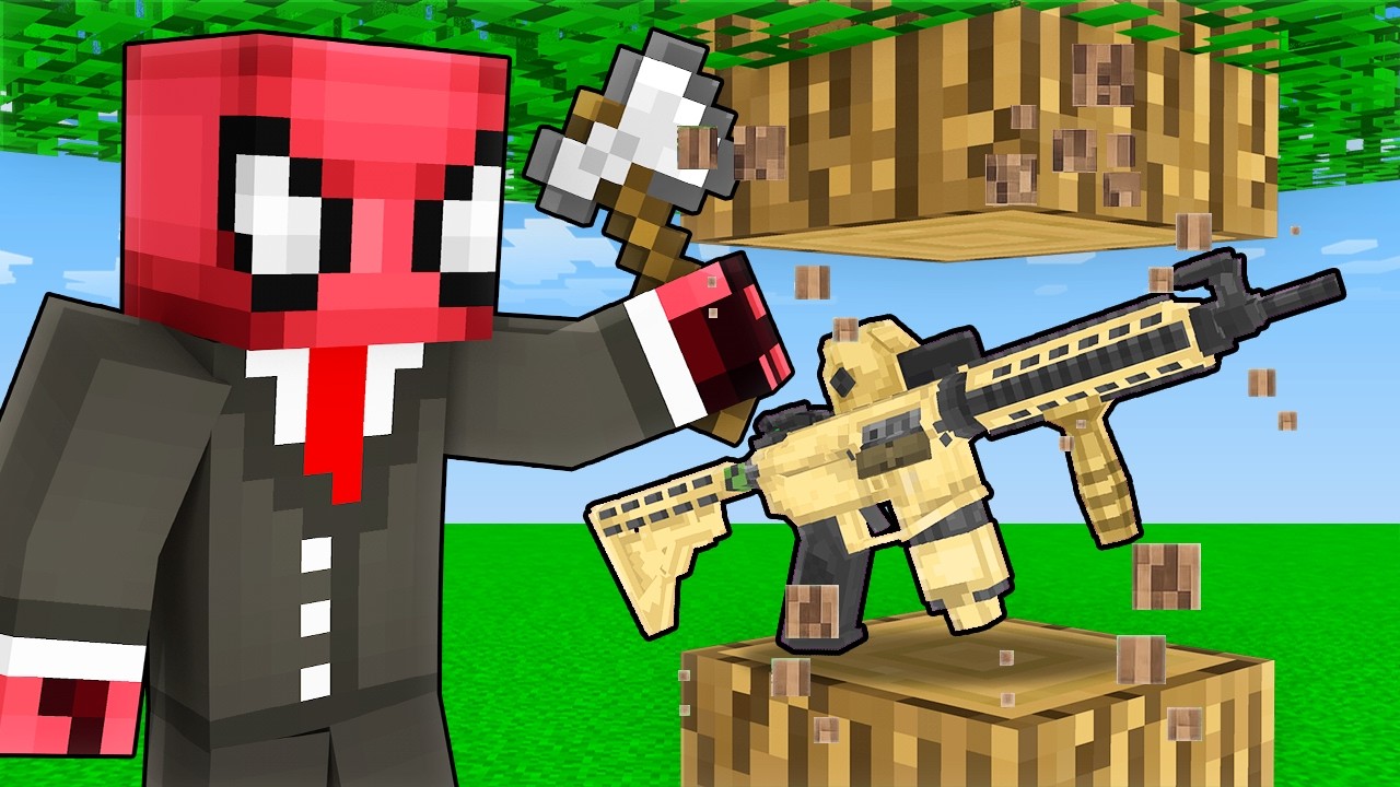 Minecraft AMA Kırdığım Her Bloktan Eşya Çıkıyor