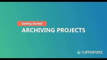 Archiving Projects