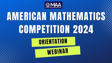 American Mathematics Competition Orientation Video