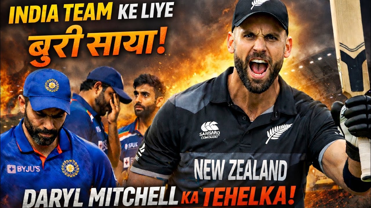 What Happens When Daryl Mitchell Faces India's Team? | India Team in Trouble! by Daryl Mitchell’s