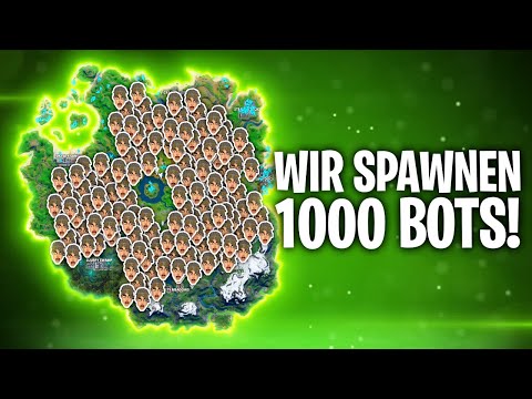 WE SPAWN 1000 BOTS! 🔥 | Fortnite: Battle Royale