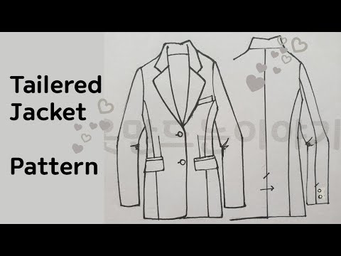 #1.테일러드쟈켓 패턴(Tailored Jacket Pattern)