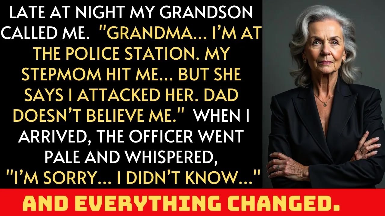 My Grandson Called Me From The Police Station… His Stepmom Hit Him And My Son Didn’t Believe It