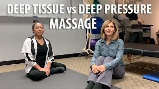 Difference Between Deep Tissue vs Deep Pressure Massage interview by Irvine Posture Chiropractor Profile