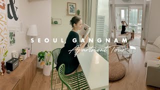 My Seoul, Gangnam Apartment Tour 🏠 Nice View & Cozy Interior ($1,000) | Sissel