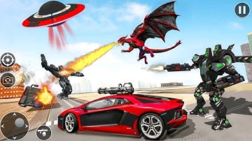 Dragon Robot Car Games || Android Gameplay