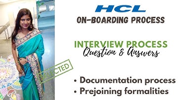 HCL Interview experience 2022 | HCL recruitment | HCL Interview questions and answers | HCL Drive