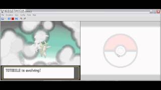 Pokemon Heartgold SoulSilver Hack: What Totodile is Evolving!Into an Arceus?