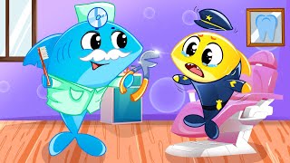 Baby Shark Dentist Song | Baby Shark Songs And Nursery Rhymes