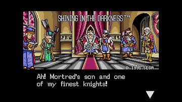 SEGA MDC: Shining in the Darkness (opening).